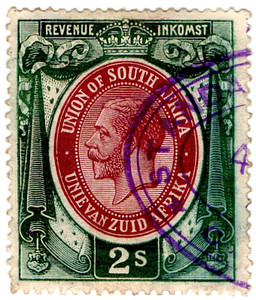 (05) 2/- Green & Purple (1913)