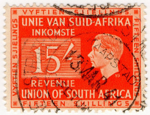 (44) 15/- Orange (1938)