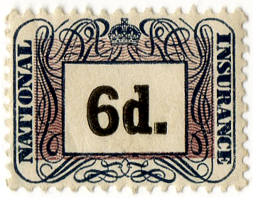 (un) 6d Blue & Black (1948)
