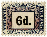 (un) 6d Blue & Black (1948)
