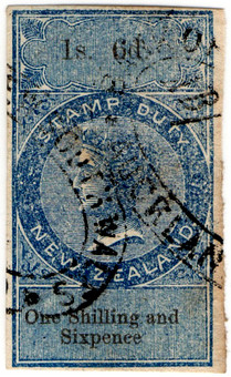(15) 1/6d Blue & Sepia (1866)