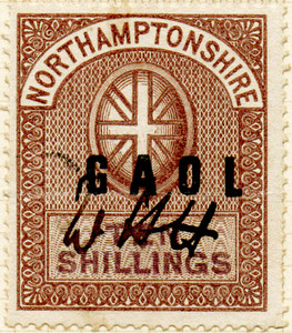 (un) 10/- Brown & Violet (1882)