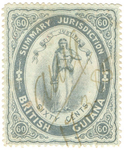 (06) 60c Light Blue (1865)