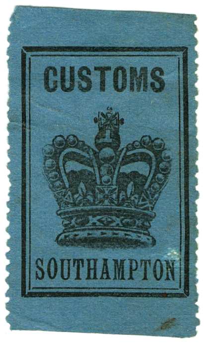 Customs Label - Southampton