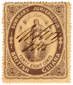 (un) 48c Brown on Buff (1865)