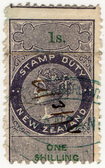 (184) 1/- Lilac & Green (1870)