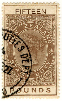 (267) £15 Brown (1882)