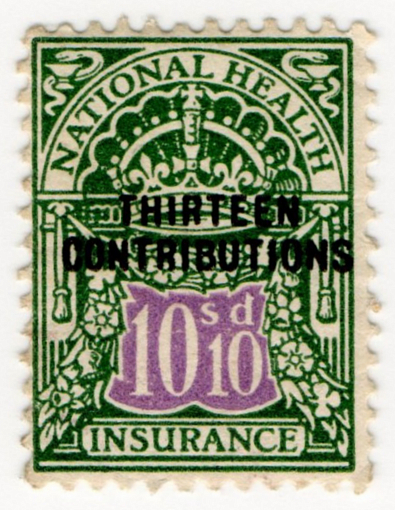 (58) 10/10d Myrtle & Mauve (1920)