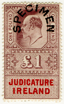 (61) £1 Dark Lilac-Brown & Red (1902)