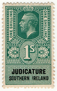 (79) 1/- Green & Black (1921)