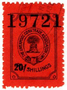 (21) 20/- on 6/- Black & Red (un)
