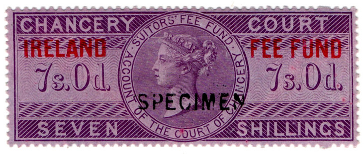 (23) 7/- Lilac (1867)