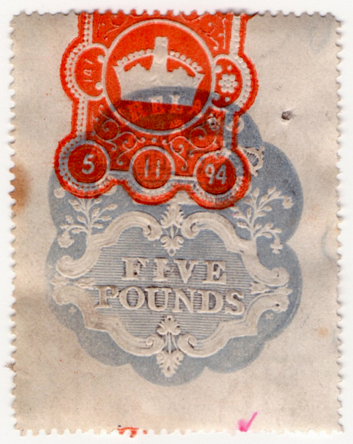 (27) £5 Blue