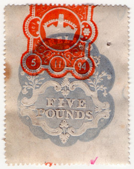 (27) £5 Blue