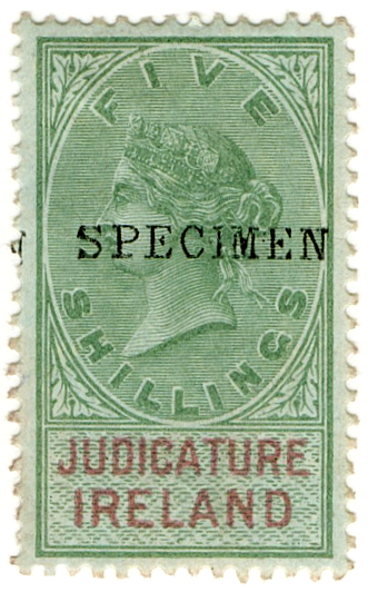 (23) 5/- Green & Violet (1882)