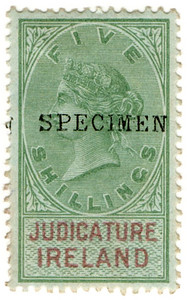 (23) 5/- Green & Violet (1882)