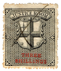 (06) 3/- Black & Scarlet (1871)