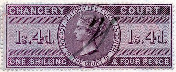 (45) 1/4d Lilac (1856)