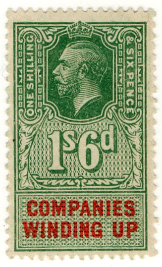 (51) 1/- Green & Red (1925)
