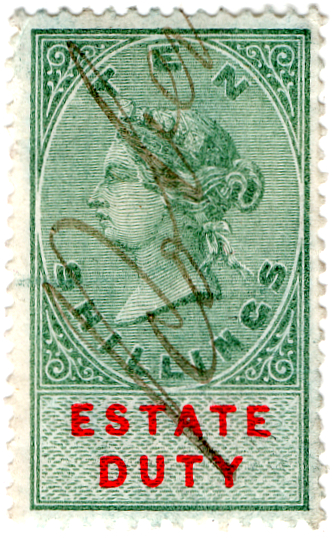 (03) 10/- Green & Vermillion (1895)