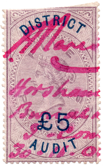(15) £5 Lilac & Blue (1896)