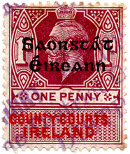 (97) 1d Lilac & Red (1922)