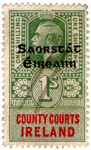 (103) 1/- Green & Red (1922)