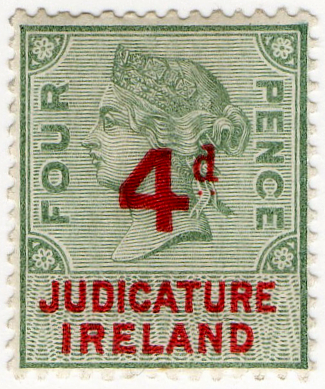 (41) 4d Green & Red (1895)