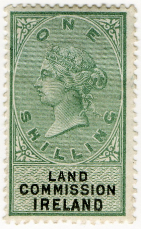 (04) 1/- Green & Black (1881)