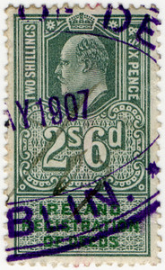 (53) 2/6d Green (1902)