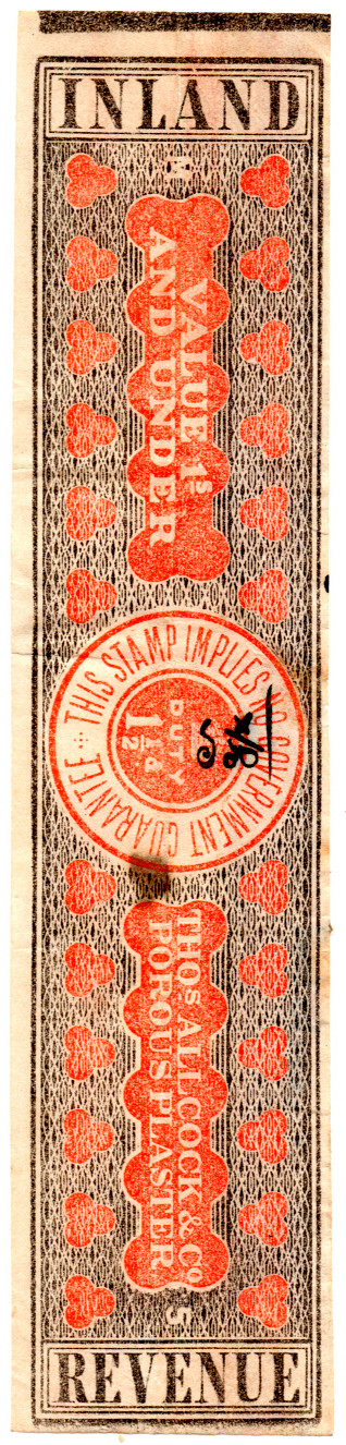 (91) 1½d Black & Red (1885)
