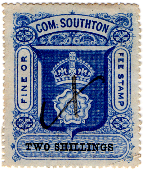 (25) 2/- Ultramarine (1880)