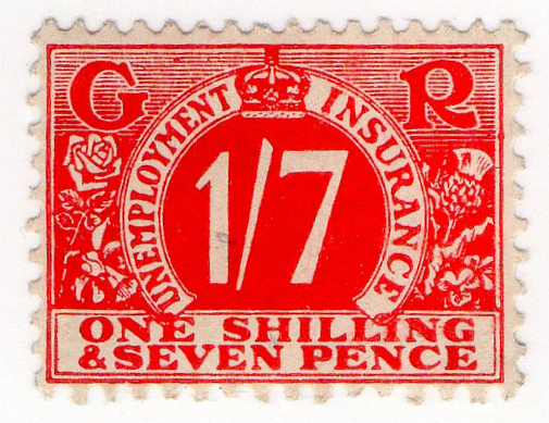 (80) 1/7d Carmine (1922)
