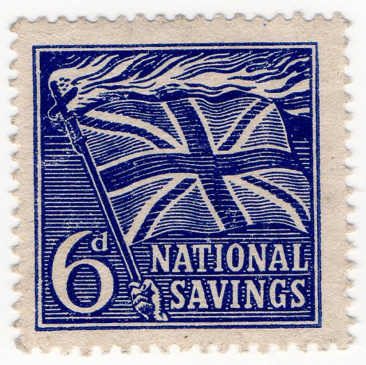 (17) 6d Royal Blue (1944)