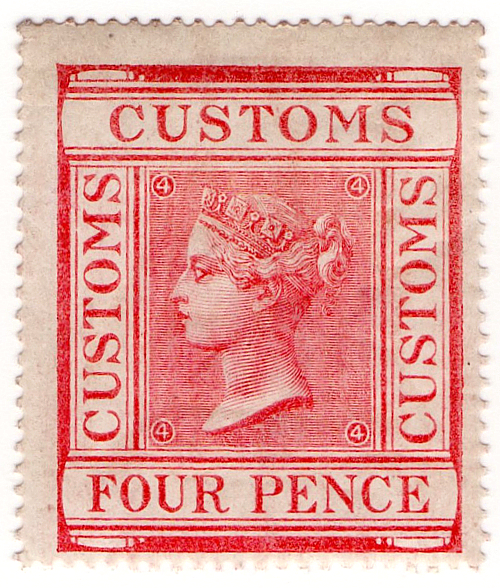 (12) 4d Rose (1860)
