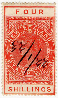 (217) 4/- Red (1880)