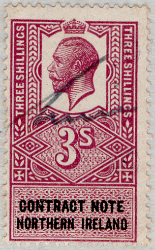 (06) 3/- Purple & Black (1921)