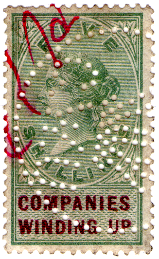 (08) 5/- Green & Purple (1891)