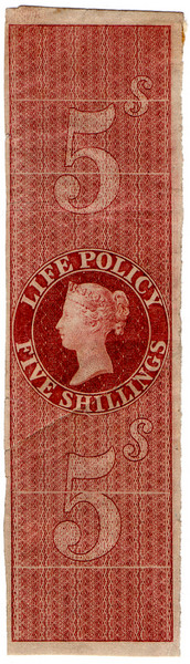 (06) 5/- Red-Brown (1854)