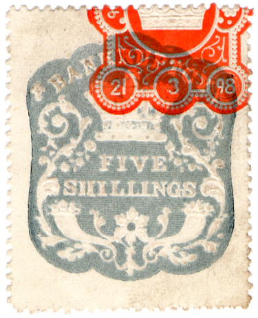 (102) 5/- Grey-Blue (1894)