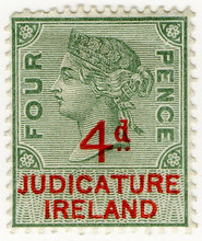 (29) 4d Green & Red (1895)