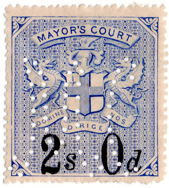 (24) 2/- Blue & Black (1902)