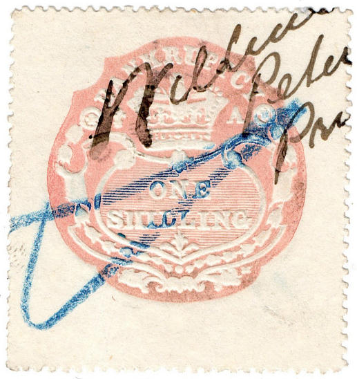 (37) 1/- Rose (1872)