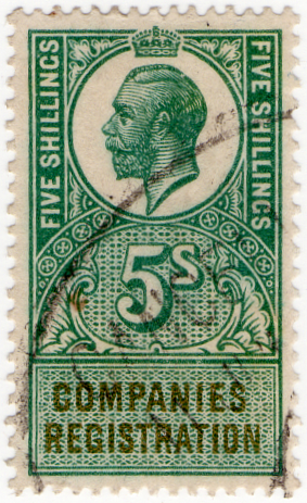 (26) 5/- Green & Green (1921)