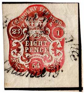 (33) 8d Rose (1854)