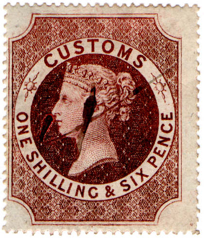(23) 1/6d Red-Brown (1860)