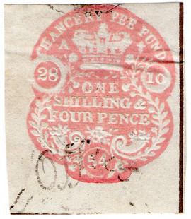 (35) 1/4d Rose (1854)