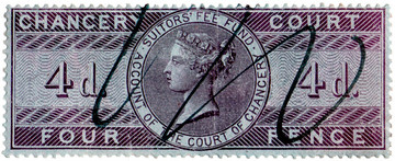 (41) 4d Lilac (1856)
