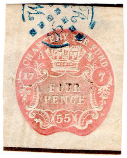 (32a) 4d Rose (1855)