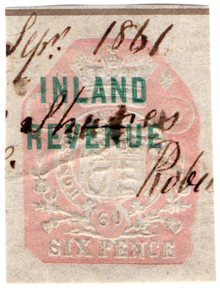 (07) 6d Rose (1860)